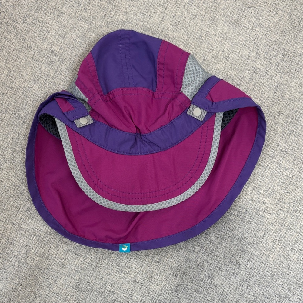 Sunday Purple and Gray Kids Hat